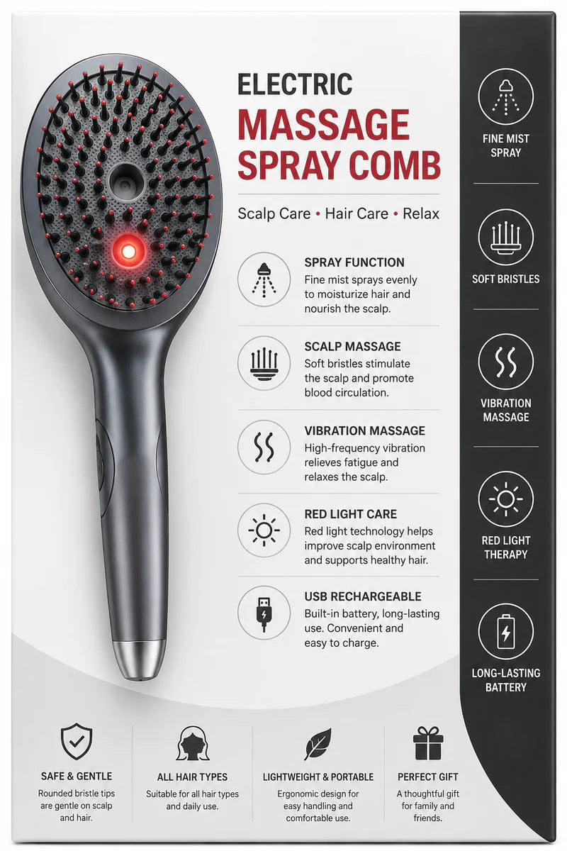 Electrical Spray Comb and Massager